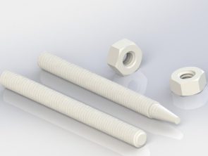 Threaded Push Rod & Nut - Standard Length 2.70"
