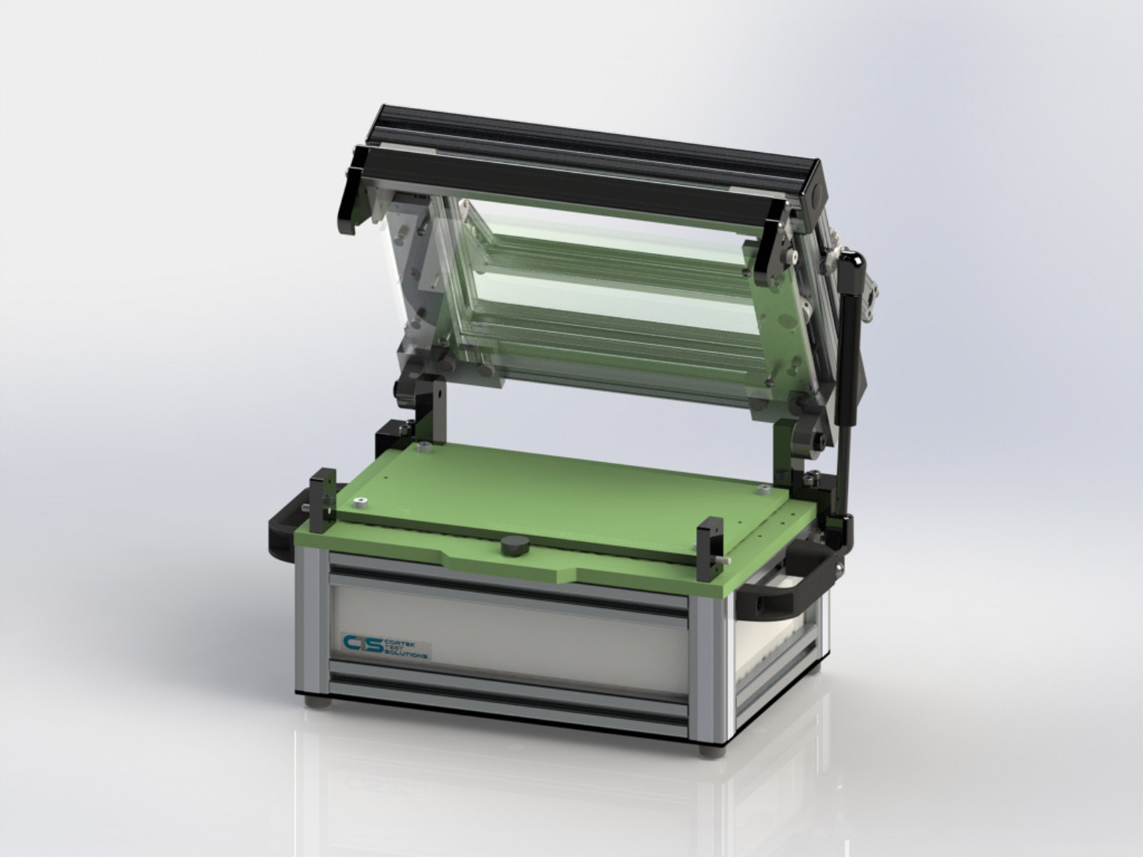 Z-Axis Test Fixture Kit 1208 - Push Open Front View