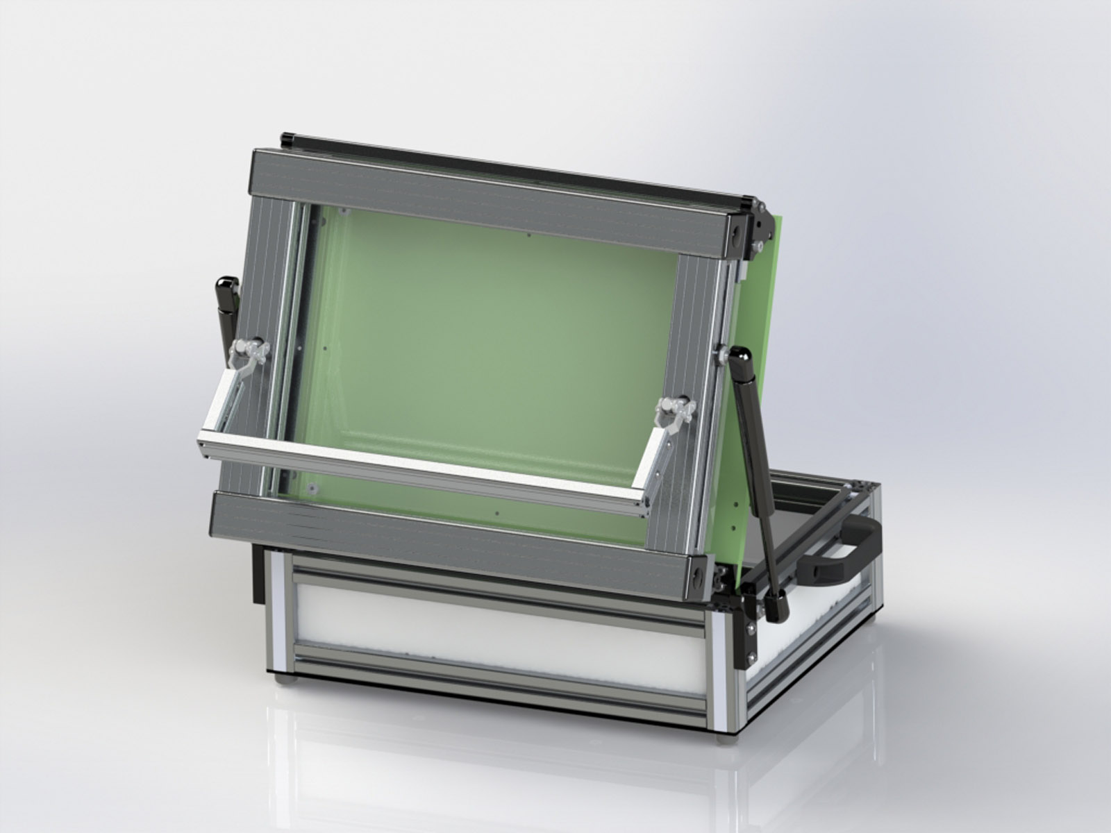 Z-Axis Test Fixture Kit 1612 - Push Open Back View