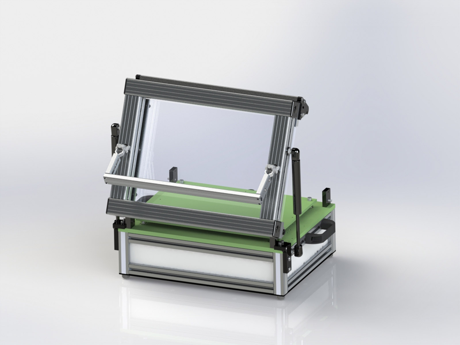 Z-Axis Test Fixture Kit 1612 - Push Open Back View