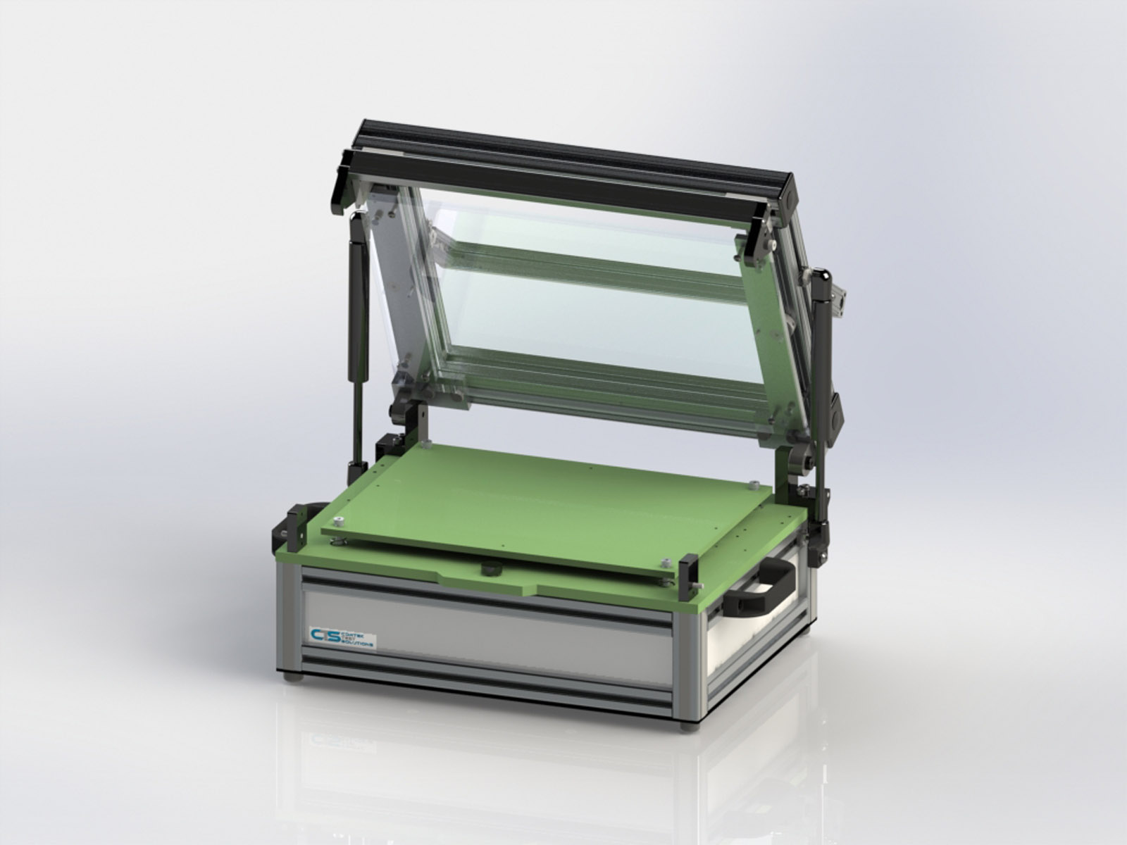 Z-Axis Test Fixture Kit 1612 - Push Open Front View