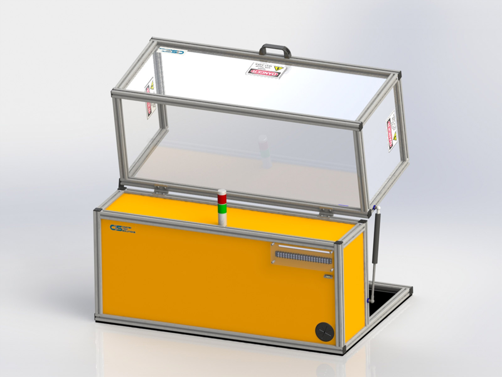 Hipot Electrical Safety Enclosure SE3624 - Open Back View