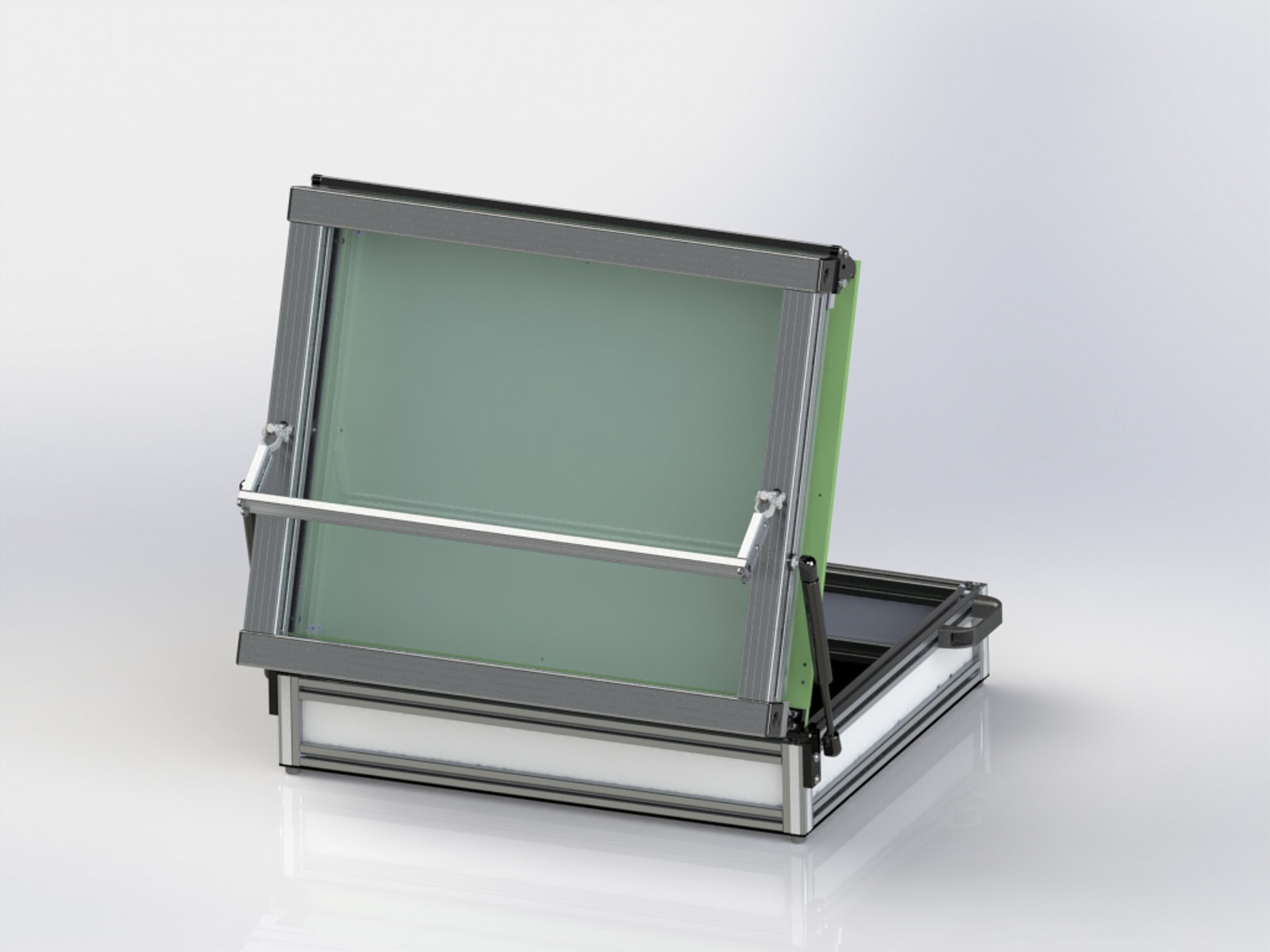 Axis Test Fixture Kit 2420 - Pin Open Back View