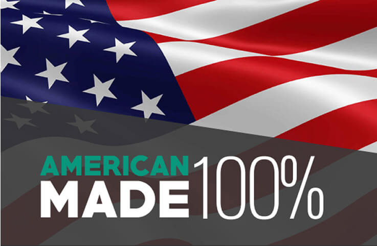 100% American-made flag