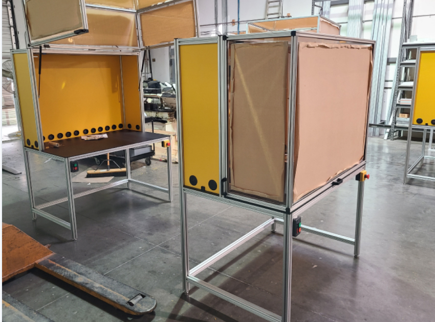 HiPot Safety Enclosures for Electric Motor Testing
