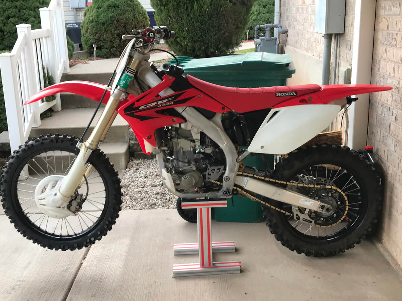 Modular Aluminum Extrusion Profile Bike Stand