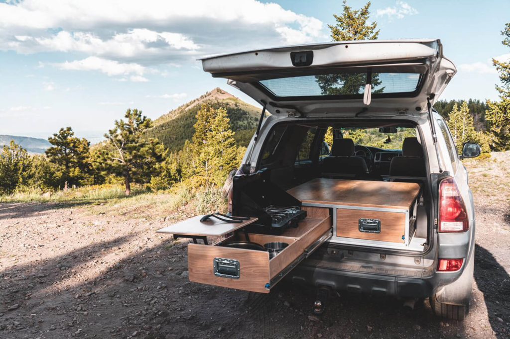 Custom extruded aluminum T-slot camper frame build for recreational projects