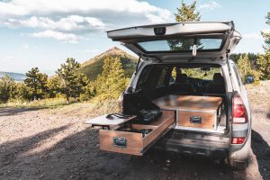 Custom extruded aluminum T-slot camper frame build for recreational projects