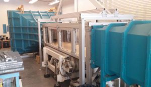 Extruded Aluminum T-Slot Wind Tunnel Testing Structure
